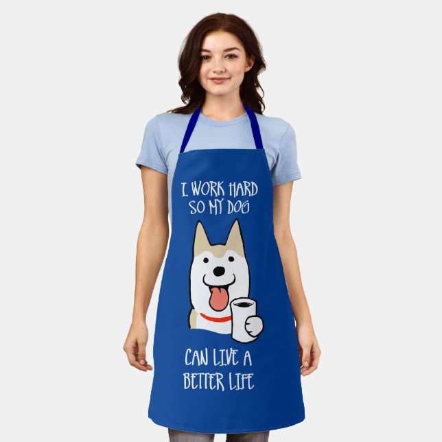 Delantal Trabajo duro (Gastado)