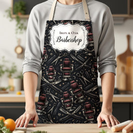 Delantal Traditional Barber Tools Classic Grooming