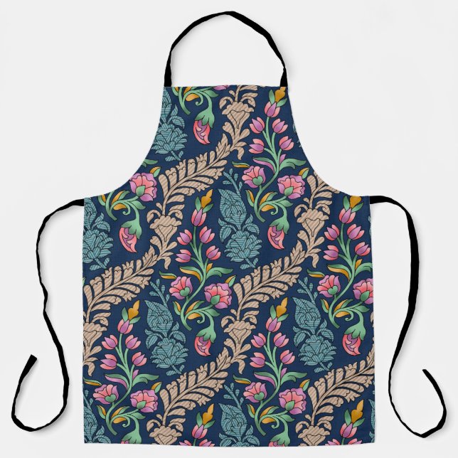 Delantal Traditional Mughal Allover Designart,pattern,flora (Anverso)
