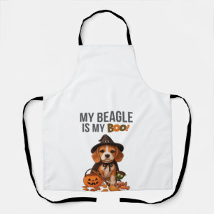 Delantal Traje de Halloween para Beagle Mi Beagle es mi per