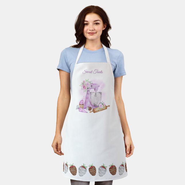 Delantal Trajes dulces morados (Gastado)