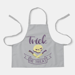 Delantal Trampa o trate los huesos cruzados de los cráneos