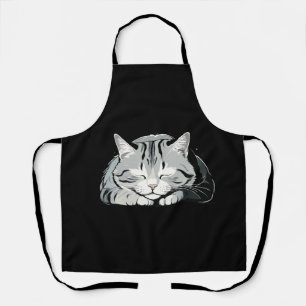 Delantal Tranquilidad del gato Adorable y suave animal que