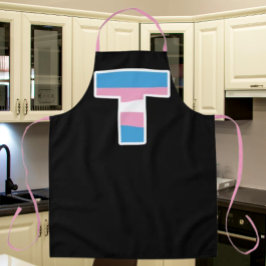 Delantal Trans Orgullo Capital T Apron