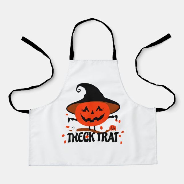 Delantal Treck Trat Pumpkin Sonriente (Anverso)