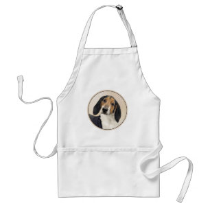 Delantal Treeing Walker Coonhound Painting - Arte original