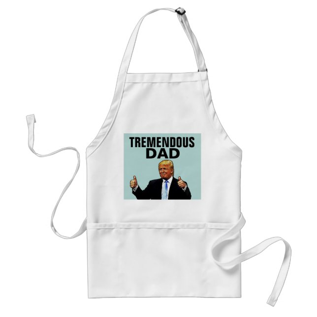 DELANTAL  TREMENDOSA DAD APRON, DONALD TRUMP (Frente)