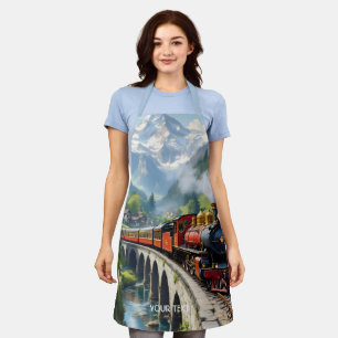 Delantal Tren antiguo de Fantasy Cute Crimson
