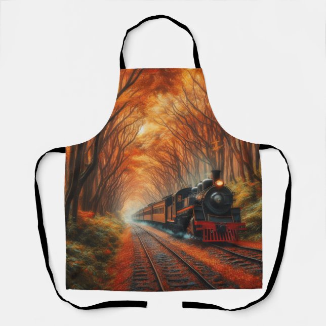 Delantal tren clásico de otoño (Anverso)