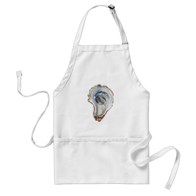 Delantal Trendy Watercolor Nautical Oyster  (Frente)