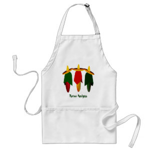 Delantal Tres amigos amigos amigos amigos calientes Apron
