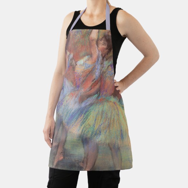 Delantal Tres bailarinas de Edgar Degas, arte de ballet de  (in situ)