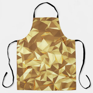 Delantal Triángulo de oro: Textura de fondo abstracta.