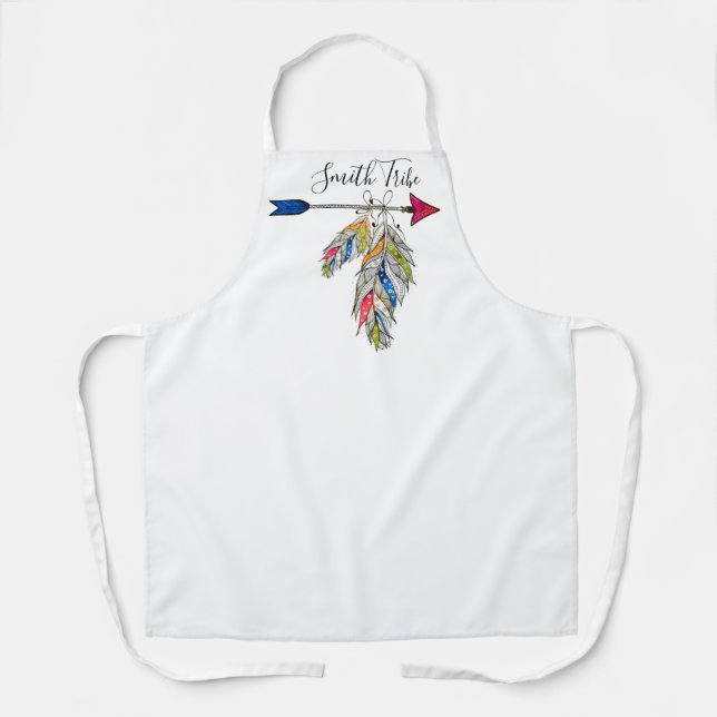 Delantal Tribu familiar personalizada    (Anverso)