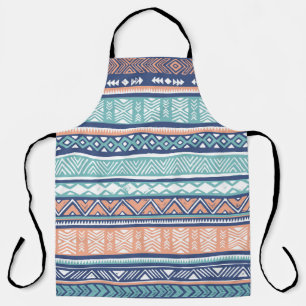 Delantal Tribual Pastel Navajo: patrón sin costuras.