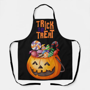 Delantal Trick o calabaza de tratas de Halloween