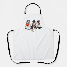 Delantal Trick-or-Treat de perros de Halloween