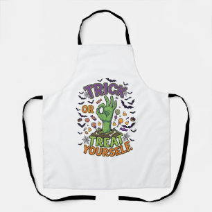 Delantal Trick Or Treat Yourself Mano De Zombie Halloween C