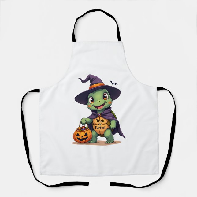 Delantal Trick-or-Turtle (Anverso)