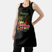 Delantal Trini Navidad Es Lo Mejor con Nombre