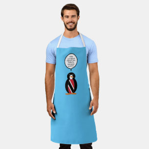 Delantal Trinidad Tobago Hablando Sra. Pingüino Personaliza