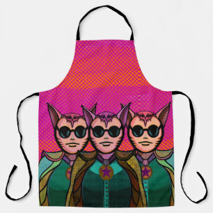 Delantal Trío felino