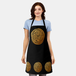 Delantal Triple Knot Celtic Swirl Mandala