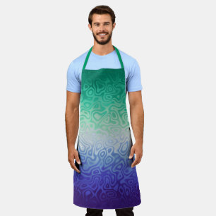 Delantal Trippy Ripply Funky Boho MLM Hombres que Aman a Ho