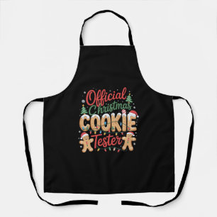 Delantal Tripulación Oficial de Prueba de Galletas de Navid