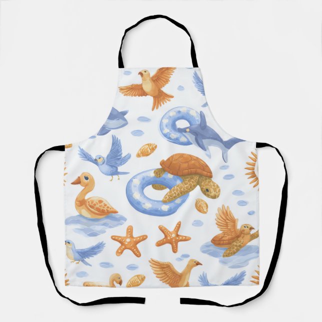 Delantal Tropical Dreams All-Over Print Apron Gift (Anverso)