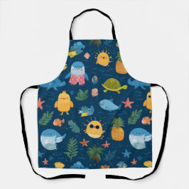 Delantal Tropical Sun All-Over Print Apron Gift