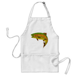 Delantal Trucha arco iris de hoja de lápiz 1