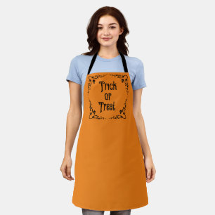 Delantal Truco con Naranjas de calabaza o tratamiento todo