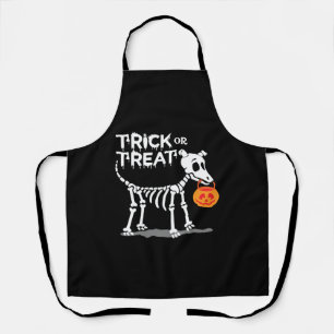 Delantal Truco O Trata Perro De Halloween