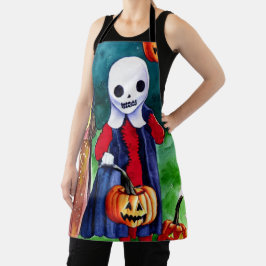 Delantal Truco o tratamientos de Halloween