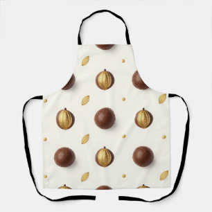 Delantal Trufas de Chocolate de Lujo Patrón Continuo