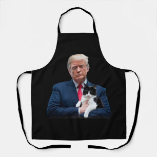 Delantal Trump 2024 Cat MAGA Funny Trump Cat