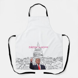 Delantal Trump 2024 devuelve a Estados Unidos a casa de pap