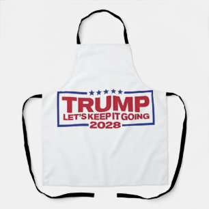 Delantal Trump 2028 Sigamos adelante