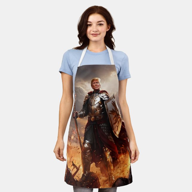 Delantal "Trump, el aprendiz de guardián estadounidense (Gastado)