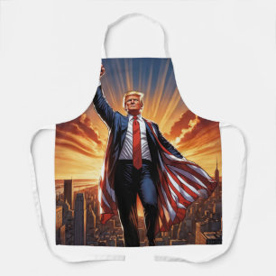 Delantal Trump, el súper héroe estadounidense Apron
