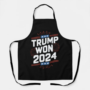 Delantal Trump Ganó 2024 Presidente 47º De La Casa Blanca