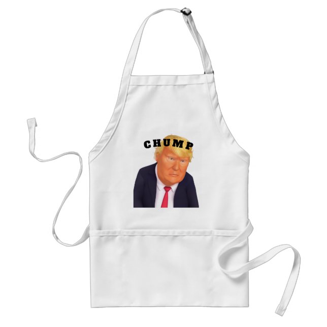 Delantal Trump/Imbécil (Frente)