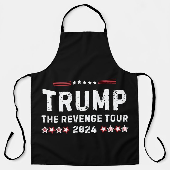 Delantal Trump: La gira por la venganza 2024 (Anverso)