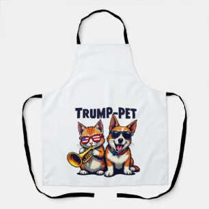 Delantal Trump, mascota de Trump, vuelve a poner a nuestros