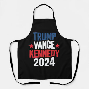 Delantal Trump Vance Kennedy Presidente 2024 Elección 
