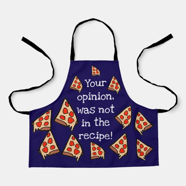 Delantal Tu opinión no estaba en la receta (Anverso)