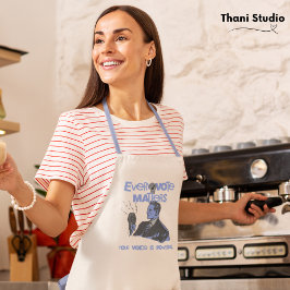 Delantal Tu voto importa las elecciones azul político impre