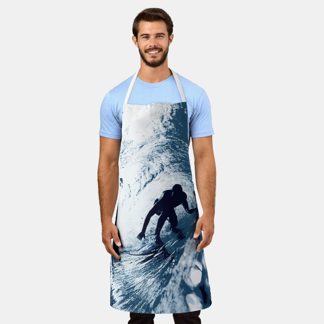 Delantal Tubo Trybe de embarque, surfista hawaiano (Gastado)