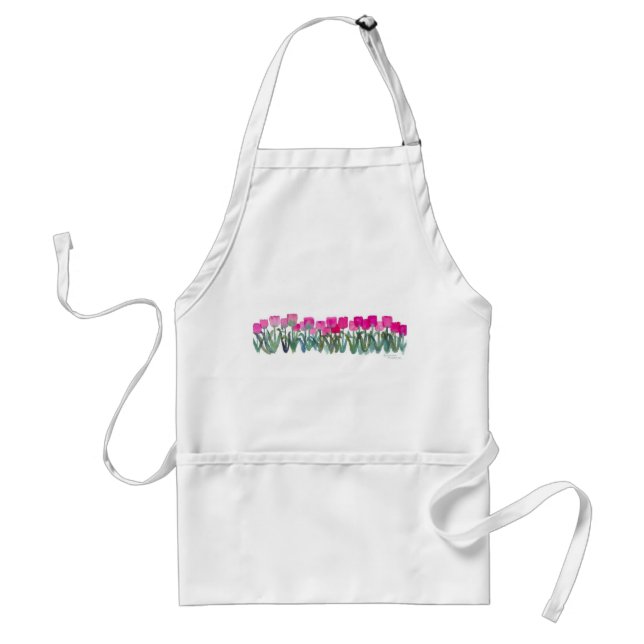 Delantal Tulip Apron rosado (Frente)